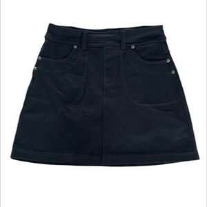 Athleta size XXS black running skirt